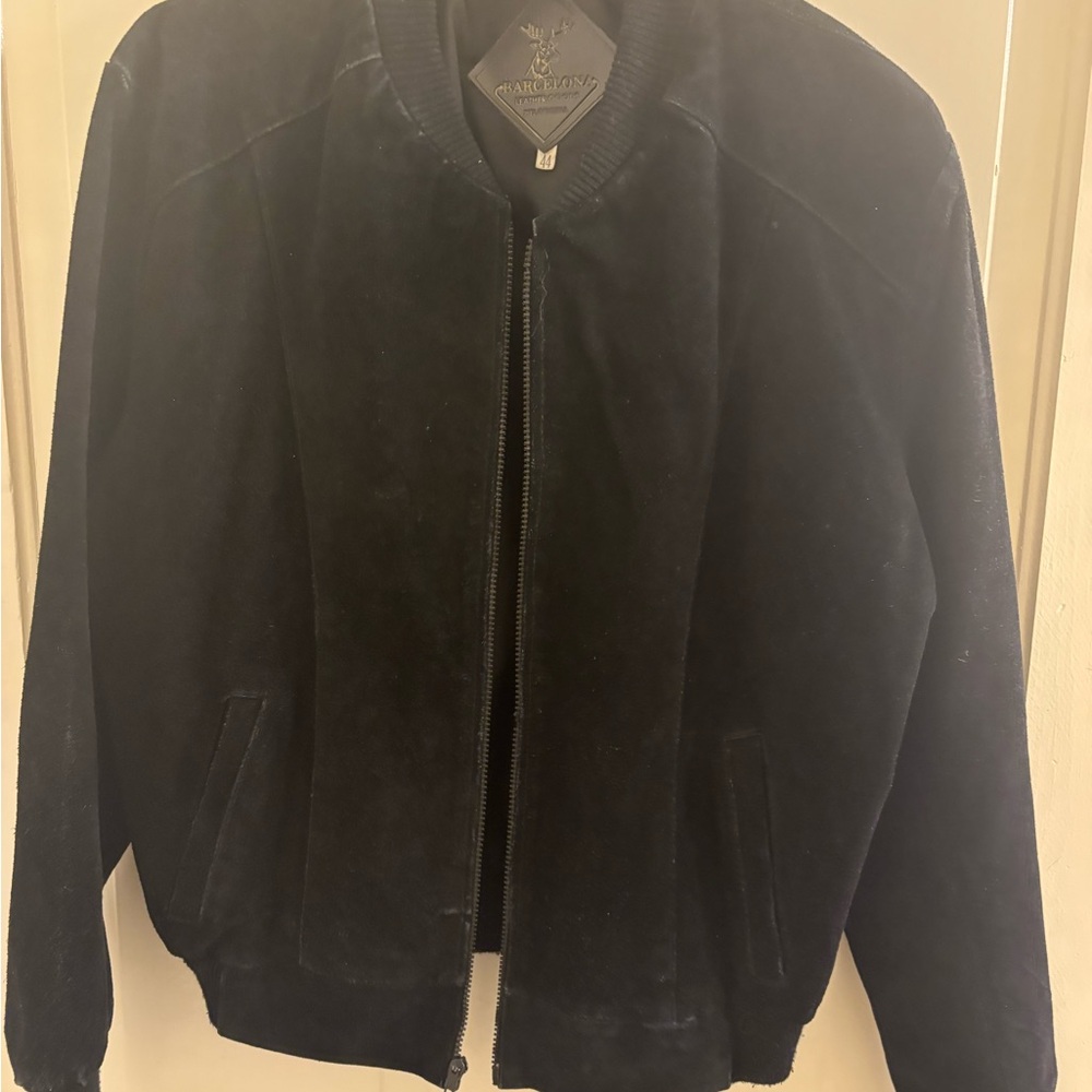 Barcelona Black Suede Jacket